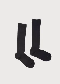 BOY Pepa London Navy Ribbed Knee-High Socks (3mths-10yrs)