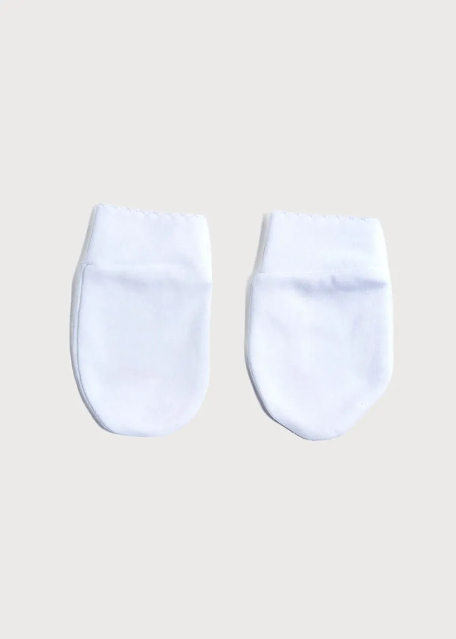BOY Pepa London Newborn Mittens with Rocking Horse Embroidery Pink (1-3mths)