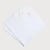 BOY Pepa London Newborn Towel with Rocking Horse Embroidery In Pink