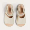 BOY Pepa London Open Toe Leather Sandals in Ivory (17-30EU)