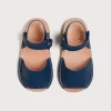 BOY Pepa London Open Toe Leather Sandals in Blue (17-30EU)