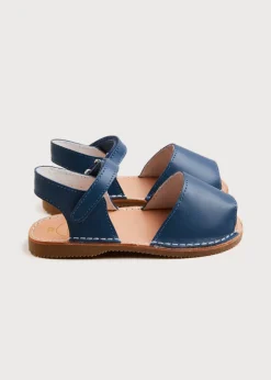 BOY Pepa London Open Toe Leather Sandals in Blue (17-30EU)