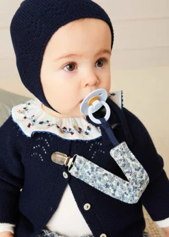 Pepa London Openwork Cardigan in Navy (6mths-10yrs)