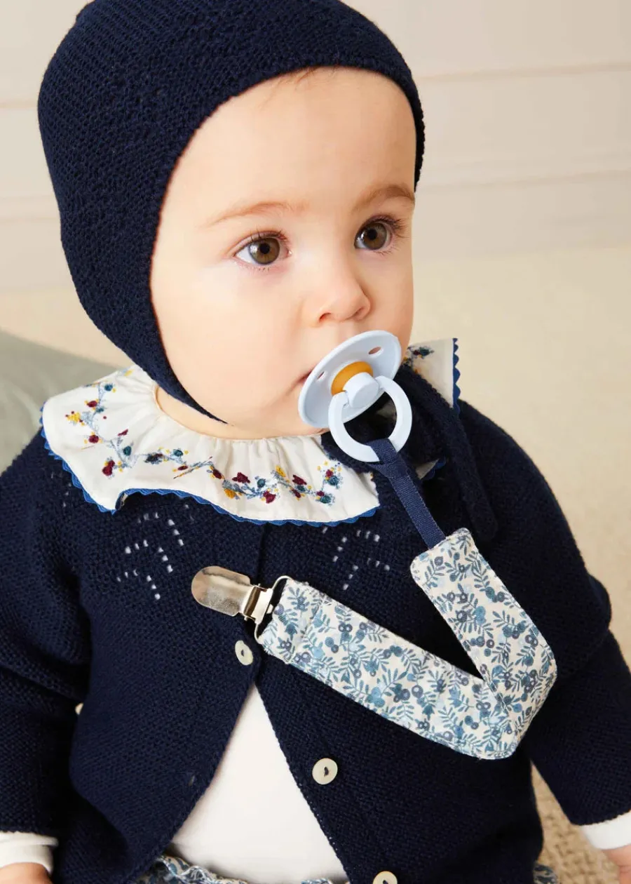 Pepa London Openwork Cardigan in Navy (6mths-10yrs)