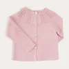 Pepa London Openwork Cotton Cardigan in Pink (6mths-10yrs)