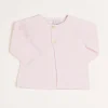 Pepa London Openwork Detail Baby Cardigan in Pink (1-12mths)