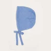 BOY Pepa London Openwork Knitted Bonnet in Blue (S-L)