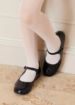 Pepa London Patent Leather Mary Jane Shoes in Navy (25-34EU)