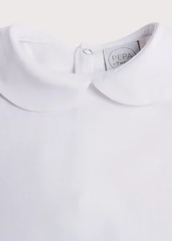 BOY Pepa London Peter Pan Collar Bodysuit in White (0mths-3yrs)