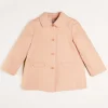 Pepa London Peter Pan Collar Swing Coat in Pink (18mths-10yrs)