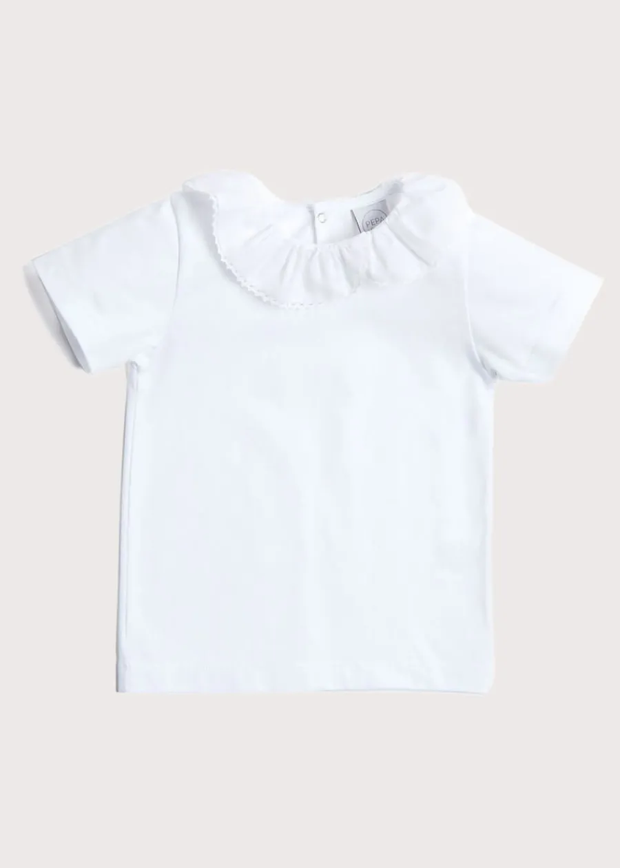 BOY Pepa London Piculina Trim Top in White (2-10yrs)
