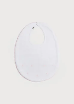 BOY Pepa London Pink Dotted Cotton Bib