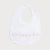 BOY Pepa London Pink Hand Smocked Bib