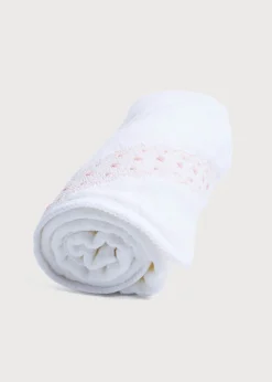 BOY Pepa London Pink Hand Smocked Towel