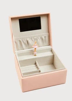 BOY Pepa London Pink Leather Musical Jewellery Box
