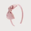 BOY Pepa London Pink Linen Big Bow Hairband