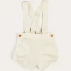 BOY Pepa London Plain Bloomers With Braces in White (6mths-2yrs)