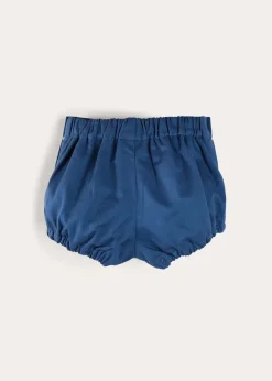 BOY Pepa London Plain Button Detail Bloomers in Blue (3mths-3yrs)
