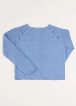 BOY Pepa London Plain Cardigan in Blue (6mths-10yrs)