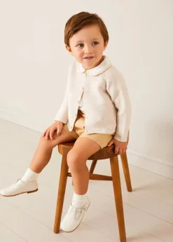 BOY Pepa London Plain Cardigan in Cream (6mths-10yrs)