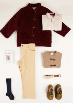 BOY Pepa London Plain Five Pocket Chino Trousers in Camel (4-10yrs)