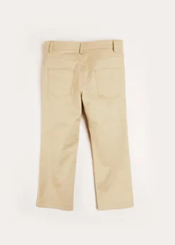 BOY Pepa London Plain Five Pocket Chino Trousers in Camel (4-10yrs)