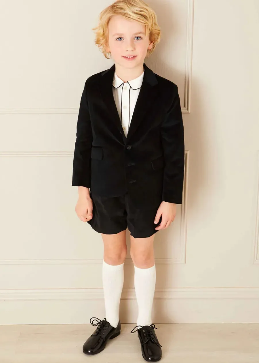 BOY Pepa London Plain high socks - Cream (0mths-10yrs)