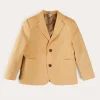 BOY Pepa London Plain Light Linen Blazer in Beige (4-10yrs)