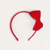 BOY Pepa London Plain Linen Hairband in Red