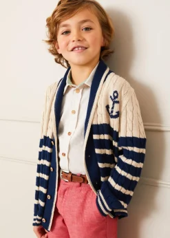 BOY Pepa London Plain Linen Shorts in Red (4-10yrs)