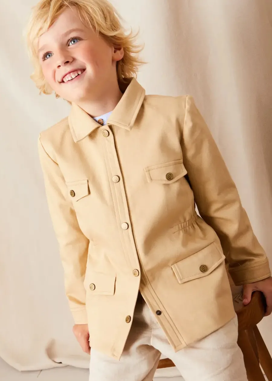 BOY Pepa London Plain Pocket Detail Trousers in White (4-10yrs)