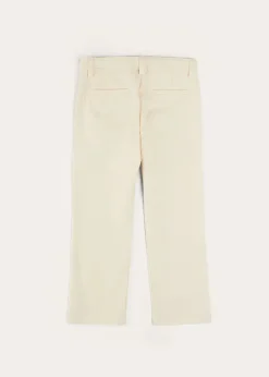 BOY Pepa London Plain Pocket Detail Trousers in White (4-10yrs)