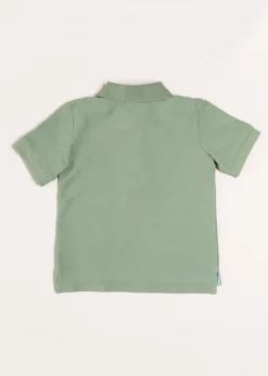 BOY Pepa London Plain Short Sleeve Polo Top in Green (2-10yrs)