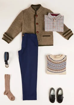 BOY Pepa London Pocket Detail Chino Trousers in Navy (4-10yrs)