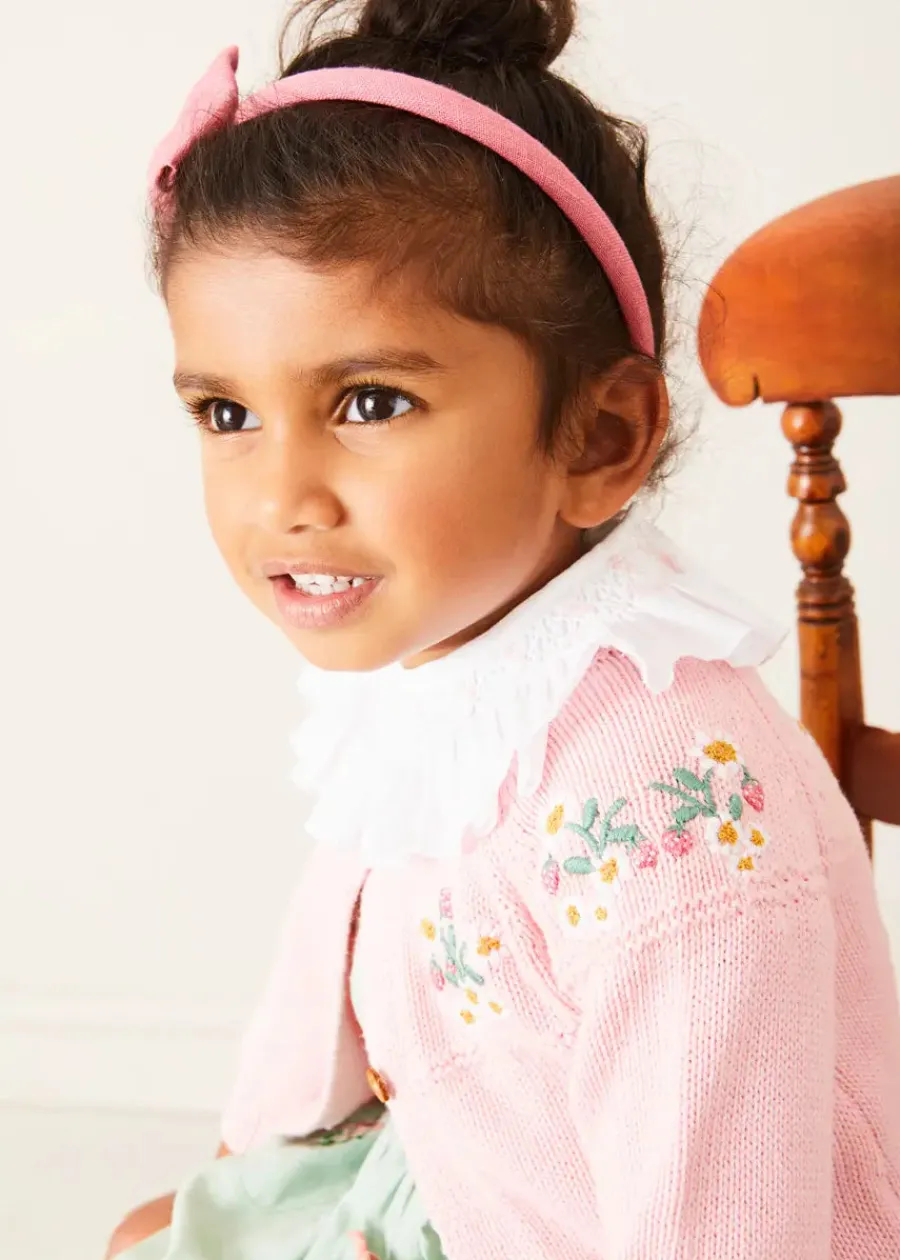 BOY Pepa London Raspberry Linen Hairband