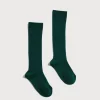BOY Pepa London Ribbed Knee High Socks in Bottle Green (3mths-10yrs)