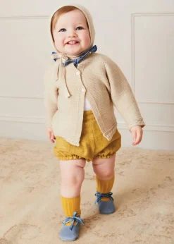 BOY Pepa London Ribbed Knee-High Socks In Mustard (3mths-10yrs)