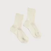 BOY Pepa London Ribbed Short Socks in Beige (0mths-10yrs)
