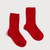 BOY Pepa London Ribbed Shorts Socks Red (0mths-10yrs)