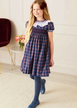 BOY Pepa London Ribbed Tights in Denim (0mths-10yrs)