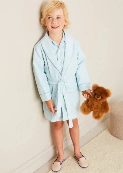 BOY Pepa London Rochester Striped Dressing Gown in Green (18mths-10yrs)