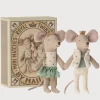 BOY Pepa London Royal Twin Mice in Matchbox