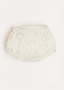 BOY Pepa London Striped Button Detail Bloomers in Beige (3mths-3yrs)