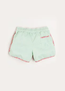 BOY Pepa London Striped Swim Shorts in Green (2-8yrs)