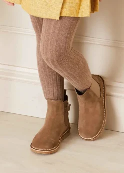 BOY Pepa London Suede Ankle Boots in Brown (24-34EU)