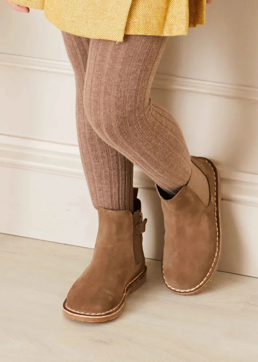 BOY Pepa London Suede Ankle Boots in Brown (24-34EU)