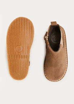 BOY Pepa London Suede Ankle Boots in Brown (24-34EU)