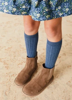 BOY Pepa London Suede Ankle Boots in Brown (24-34EU)