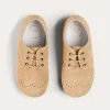 BOY Pepa London Suede Lace-Up Shoes in Beige (24-35EU)