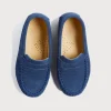 BOY Pepa London Suede Loafers in French Blue (25-34EU)